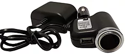 Автомобильное зарядное устройство Olesson 1526 120W 12V/24V USB-A Black - миниатюра 3