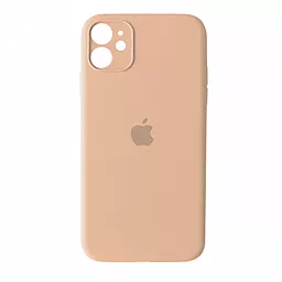 Чехол Silicone Case Full Camera for Apple iPhone 11 Pink Sand