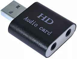 Зовнішня звукова карта Dynamode  USB 8 (7.1) каналів 3D Aluminium Black (USB-SOUND7-ALU)