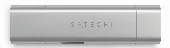 Перехідник-Cardreader Satechi Aluminum Type-C/USB 3.0 and Micro/SD Silver (ST-TCCRAS) - мініатюра 4
