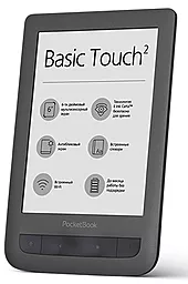 Электронная книга PocketBook 625 Basic Touch 2 Black - миниатюра 2