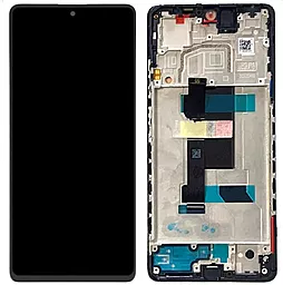 Дисплей Xiaomi Redmi Note 12 Pro 5G с тачскрином и рамкой, оригинал, Black
