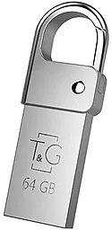 Флешка T&G Metal Series 64GB USB 2.0 (TG027-64G) Silver