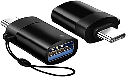 OTG-переходник EasyLife GP-93 M-F USB Type-C -> USB-A 3.0 Black - миниатюра 2