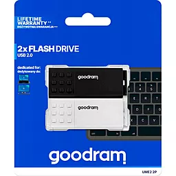 Флешка GooDRam 2x32 GB UME2 MIX 2-PACK USB (UME2-0320MXR11-2P) - миниатюра 3