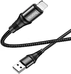 Кабель USB Hoco X50 Excellent Lightning  Black - миниатюра 4