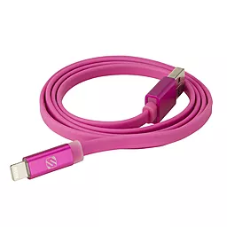 USB Кабель Scosche FlatOut™ LED Lightning Pink (I3FLEDPK) - мініатюра 4