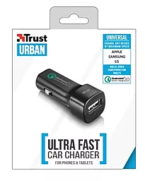 Автомобильное зарядное устройство Trust URBAN Ultra Fast Car Charger 2.0 Black - миниатюра 5