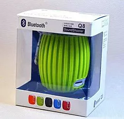 Колонки акустические Celebrity Bluetooth speaker Q8 Green - миниатюра 3