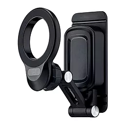 Автотримач магнітний Usams ZJ076 Magnetic Car Phone Holder (Center Console) Black