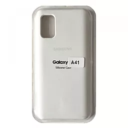 Чехол Epik Silicone Case Full для Samsung Galaxy A41 A415 (2020) White