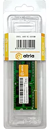 Оперативная память для ноутбука ATRIA 8 GB SO-DIMM DDR3 1600 MHz (UAT31600CL11SK1/8) - миниатюра 3