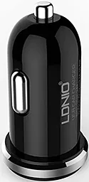 Автомобільний зарядний пристрій LDNio Car charger 12W 2.1A 2xUSB-A Black (DL-C22) - мініатюра 3