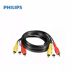 Аудіо кабель Philips Composite Video+Stereo Audio 3RCA - 3RCA - мініатюра 2