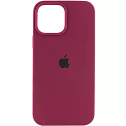 Чехол Silicone Case Full для Apple iPhone 14 Pro Max Maroon