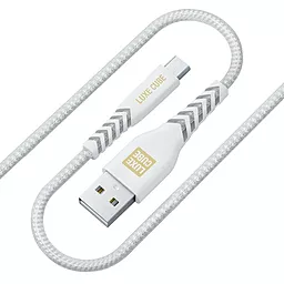 Кабель USB Luxe Cube Kevlar micro USB Cable White (8886668686266)