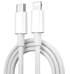 USB PD Кабель WIWU Wi-C008 max YouPin 30w 3a 1.2m USB Type-C - Lightning cable White