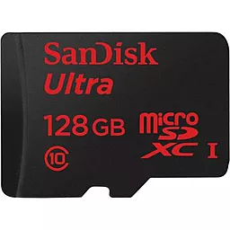 Карта пам'яті SanDisk microSDXC 128GB Ultra Class 10 UHS-I + SD-адаптер (SDSQUNC-128G-GN6IA) - мініатюра 2