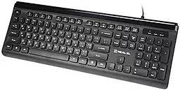 Клавиатура REAL-EL 7085 Comfort Black (EL123100032) - миниатюра 2