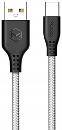Кабель USB McDodo Warrior Series 12W 2.4A USB Type-C Cable Grey (CA-5171)