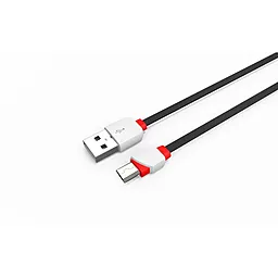 USB Кабель LDNio micro USB Cable Black (LS12) - мініатюра 2