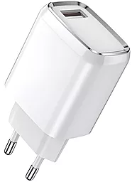 Мережевий зарядний пристрій Jellico A50 10W 2.1A USB-A white