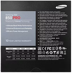 Накопичувач SSD Samsung 850 Pro 256 GB (MZ-7KE256BW) - мініатюра 9