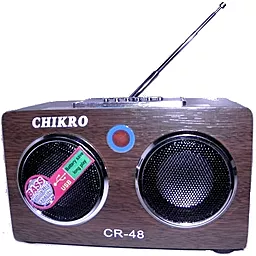 Радіоприймач Chikro CR - 48 Brown - мініатюра 3