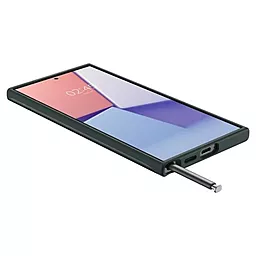 Чехол Spigen Thin Fit для Samsung Galaxy S24 Ultra Abyss Green (ACS07282) - миниатюра 9