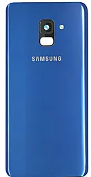 Задня кришка корпусу Samsung Galaxy A8 2018 A530 зі склом камери Original Blue
