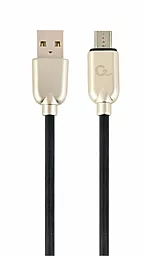 Кабель USB Cablexpert micro USB Cable Black (CC-USB2R-AMmBM-1M)
