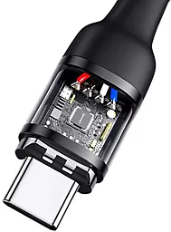 Кабель USB PD Usams US-SJ466 U58 100W 5A 1.5M USB Type-C to Type-C Magnetic Cable Black - миниатюра 4