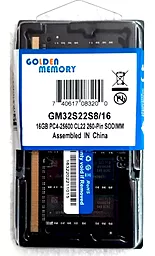 Оперативная память для ноутбука Golden Memory 16 GB SO-DIMM DDR4 3200 MHz (GM32S22S8/16) - миниатюра 2