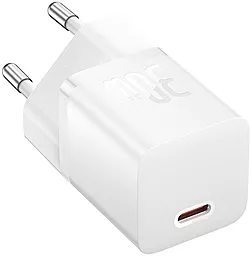 Сетевое зарядное устройство Baseus Fast Charger GaN5 30W USB-C White (CCGN070502) - миниатюра 4