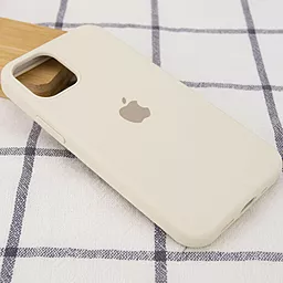 Чехол Silicone Case Full для Apple iPhone 15 Pro Antique White - миниатюра 2