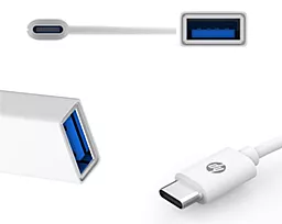 OTG-переходник HP M-F USB Type-C -> USB-A 3.1 White (DHC-TC105) - миниатюра 3