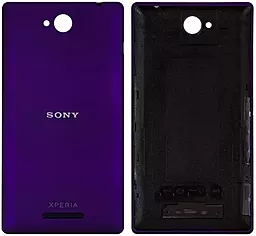 Задняя крышка корпуса Sony Xperia C Dual Sim C2304 / C2305 Original Purple