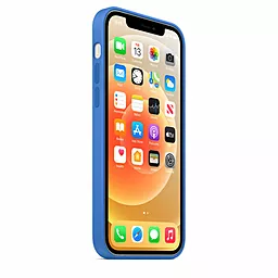 Чехол Silicone Case Full для Apple iPhone 12, iPhone 12 Pro Capri Blue - миниатюра 2