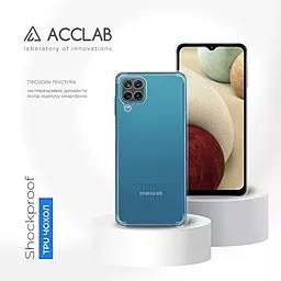 Чехол ACCLAB Shockproof для Samsung Galaxy A12 Transparent - миниатюра 4