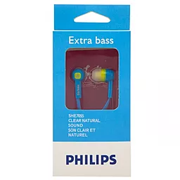 Навушники Philips SHE7055 Yellow/Blue - мініатюра 2