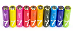 Батарейки Xiaomi AAA (R03) Zi7 Rainbow Alkaline 10шт (6934263400311) - миниатюра 2