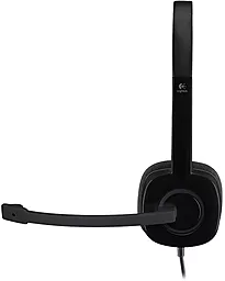 Наушники Logitech H151 Stereo Headset Black - миниатюра 2