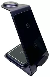 Беспроводное (индукционное) зарядное устройство EasyLife Y93 Ultra-Thin 3-in-1 15w wireless charger dark purple - миниатюра 2