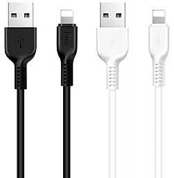 Кабель USB Hoco X20 Flash Сharging Lightning Cable 3M Black - миниатюра 6