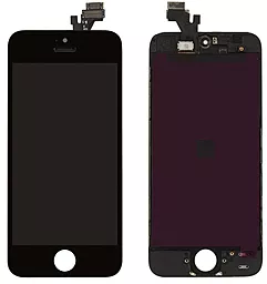 Дисплей Apple iPhone 5 з тачскріном і рамкою, оригінал, Black