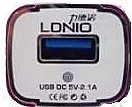 Автомобільний зарядний пристрій LDNio USB Car Charger (2.1A) - мініатюра 2