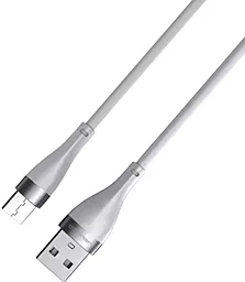 Кабель USB Jellico A17 15W 3.1A micro USB Cable Gray - миниатюра 2