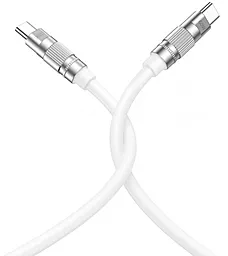 USB PD Кабель XO NB-Q228B 60w 3a 1.2m USB Type-C - Type-C cable white