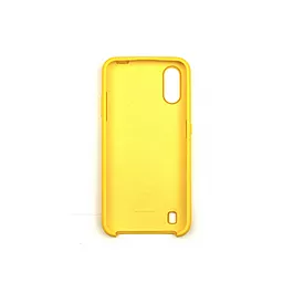 Чехол Epik Jelly Silicone Case для Samsung Galaxy A01 Yellow - миниатюра 2