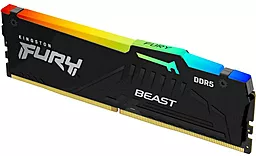 Оперативная память Kingston Fury DDR5 16GB 5200MHz Beast RGB Black (KF552C36BBEA-16)